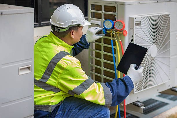 Professional Ac Installation technician working in Newport News, VA